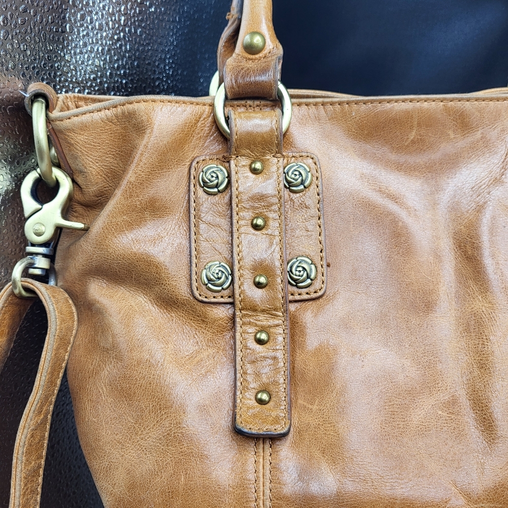 Rough Roses Leather bag - Picture 5 of 8